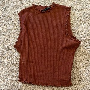 shein ribbed crop top new condition!